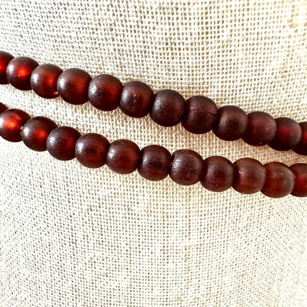 Vintage Treska wrap around beaded chain tassel choker necklace - Picture 5 of 11
